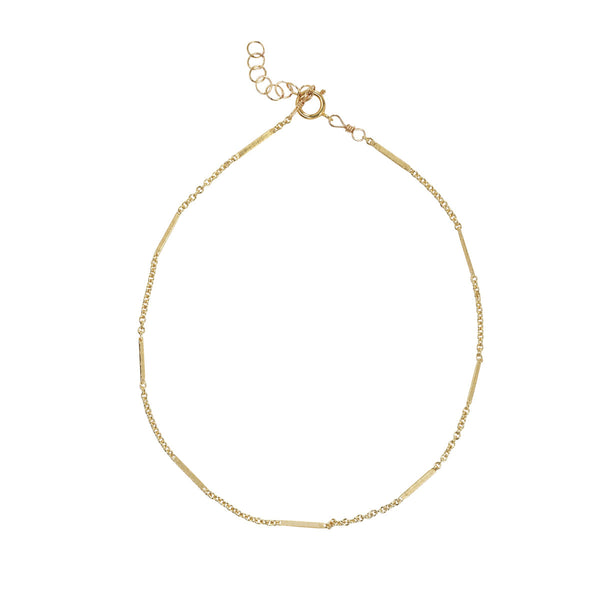 10mm Bar / Link Bracelet - Gold / 6" - Bracelets - Ofina