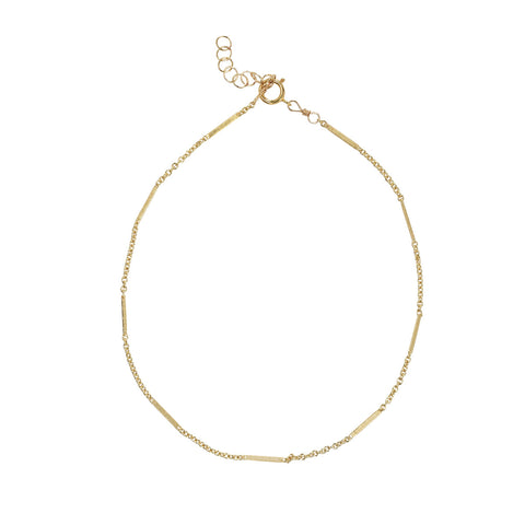 10mm Bar / Link Bracelet - Gold / 6" - Bracelets - Ofina