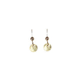 SALE - Brushed Disc Earrings - Gold / Extra Small - Earrings - Ofina