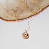 Evil Eye Coin Necklace - - Necklaces - Ofina