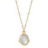 Gold Dipped Pearl Necklace - Gold - Necklaces - Ofina