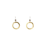 SALE - Brushed Hoop Earring - - Earrings - Ofina