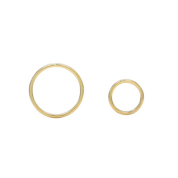 Circle Post Studs - - Earrings - Ofina