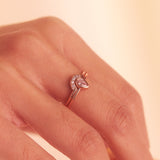 SALE - CZ Arc Ring - - Rings - Ofina