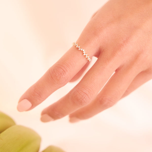 SALE - Zig Zag CZ Ring - - Rings - Ofina