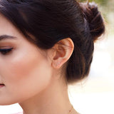 Tiny Circle Studs - - Earrings - Ofina