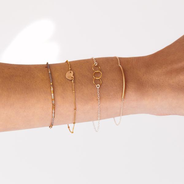 SALE-Monogram Bracelet - - Bracelets - Ofina