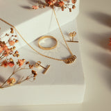Twisted Circles Necklace - - Necklaces - Ofina