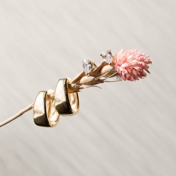 Chunky Elongated Earrings - - Earrings - Ofina