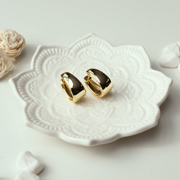 Chunky Elongated Earrings - - Earrings - Ofina