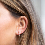 Smooth Oval Huggies - - Earrings - Ofina
