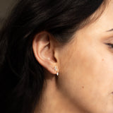 Stacked CZ Marquis Duo w/ CZ Drop Studs - - Earrings - Ofina