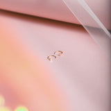 Triangle Open Huggies - - Earrings - Ofina