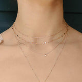 Geometric Cable Chain Necklace - - Necklaces - Ofina