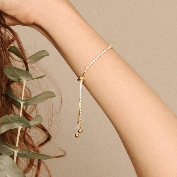 CZ Tennis Bracelet - - Bracelets - Ofina