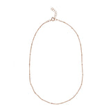 Ball Chain Choker - Rosegold / 13" - Necklaces - Ofina
