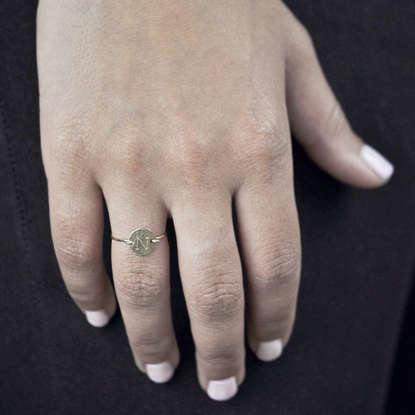 MONOGRAM RING - - Rings - Ofina