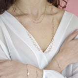 Tiny Infinity Necklace on Thin Chain - - Necklaces - Ofina