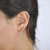 SALE - 24mm Double Curved Ear Crawler - - Earrings - Ofina