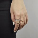 Diamonds Pave All-Around Band - - Rings - Ofina