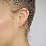 Triangle Open Huggies - - Earrings - Ofina