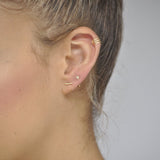 Bar Open Huggies - - Earrings - Ofina