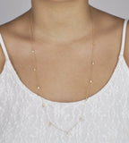 Long CZ Necklace - - Necklaces - Ofina