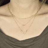 SALE - Triple Stardust Ball Necklace - - Necklaces - Ofina