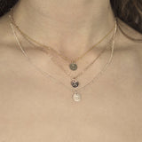 Monogram Necklace on Regular Chain - - Necklaces - Ofina