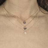 Monogram Necklace on Ball Chain - - Necklaces - Ofina