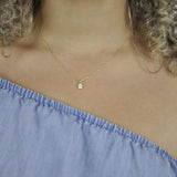 Oval Opal Necklace - - Necklaces - Ofina