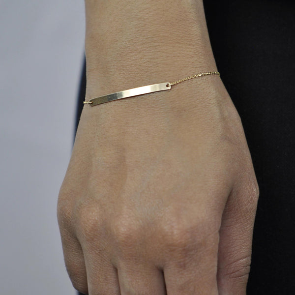 SALE - Long Thin Bar Bracelet - - Bracelets - Ofina