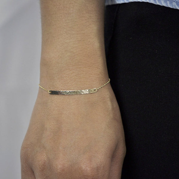 SALE - Long Thin Bar Bracelet - - Bracelets - Ofina