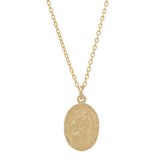 Saint Christopher Oval Necklace - - Necklaces - Ofina