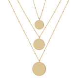Disc Necklace - - Necklaces - Ofina