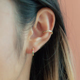 CZ Colorful Middle Ear Cuff - - Earrings - Ofina