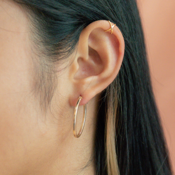 X Ear Cuff - - Earrings - Ofina