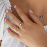 10k Solid Gold Signet Ring - - Rings - Ofina