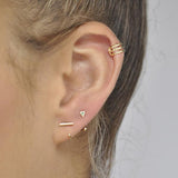 Triple Line Ear Cuff - - Earrings - Ofina