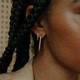Smooth Oval Huggies - - Earrings - Ofina