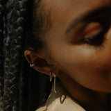 Smooth Oval Huggies - - Earrings - Ofina