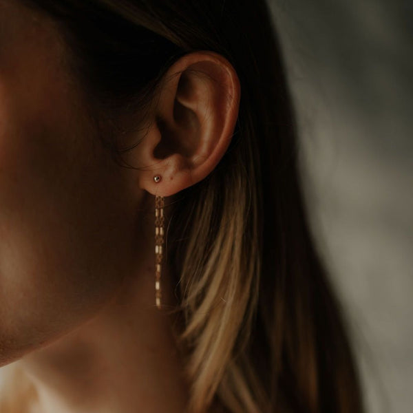 Detachable Round Multi Bar Sphere Studs - - Earrings - Ofina