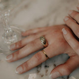 Bold Swirl Ring - - Rings - Ofina