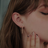 SALE - Twisted Oval Hoops - - Earrings - Ofina