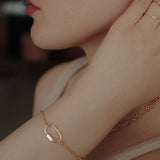 Rolo Chain Carabiner Bracelet - - Bracelets - Ofina
