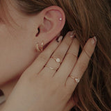 10k Solid Gold Swirl Ring - - Rings - Ofina