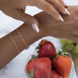 Flat Multi Bar Bracelet - - - Ofina