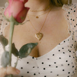 Ornate Heart Locket - - Necklaces - Ofina