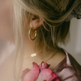 SALE - Thick Vermeil Hoops - - Earrings - Ofina