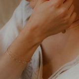Oval Link Chain Bracelet - - Bracelets - Ofina